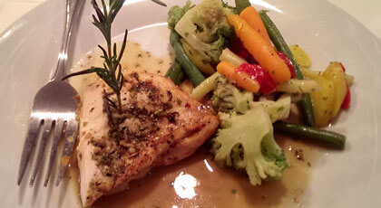 White Wine Chicken with Mixed Vegetable Medley